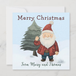 Leuke feestelijke Kinder kerst Kaart voor vrienden