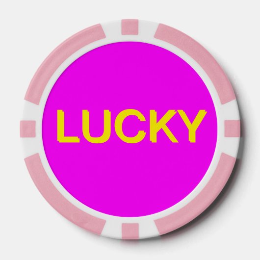 Leuke feestelijke Lucky Spring Festival Poker Chips (Voorkant)