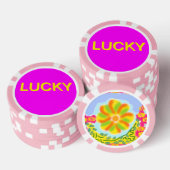 Leuke feestelijke Lucky Spring Festival Poker Chips (Opstapeling)