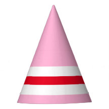 Leuke feestelijke pastel roze rood wit race strepe