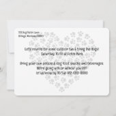 Leuke Feestelijke Uitnodiging Met Vier Vervangbare (Achterkant)