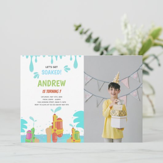  leuke feestuitnodigingen voor kinderen kaart (Staand voorkant)