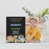 leuke feestuitnodigingen voor kinderen kaart (Staand voorkant)