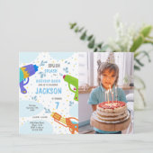  leuke feestuitnodigingen voor kinderen kaart (Staand voorkant)