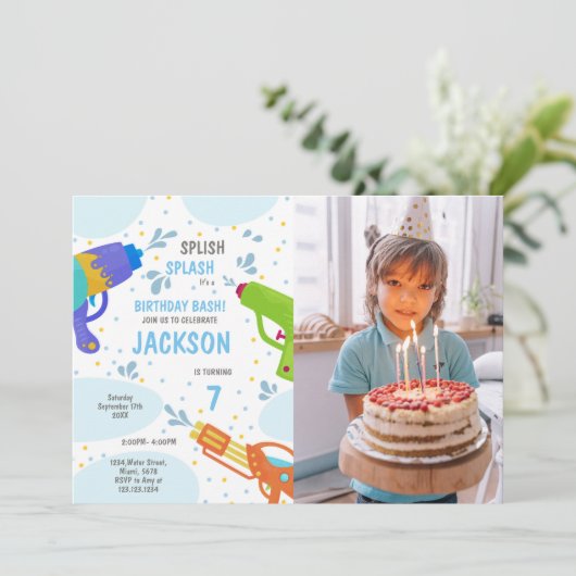  leuke feestuitnodigingen voor kinderen kaart (Staand voorkant)