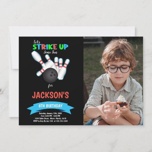 leuke feestuitnodigingen voor kinderen kaart (Voorkant)