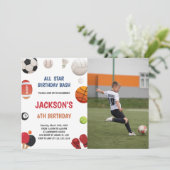  leuke feestuitnodigingen voor kinderen kaart (Staand voorkant)