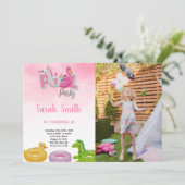 leuke feestuitnodigingen voor kinderen kaart (Staand voorkant)