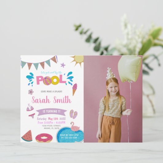  leuke feestuitnodigingen voor kinderen kaart (Staand voorkant)