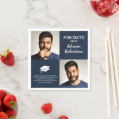 Leuke Feiten Afstudeerfoto Collage | Navy Servet (Insitu)