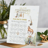 Leuke feiten Bingo Sign Fisherman's Derby Baby sho Reclamebord Met Voetstuk