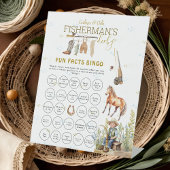 Leuke feiten Bingo Sign Fisherman's Derby Baby sho Reclamebord Met Voetstuk