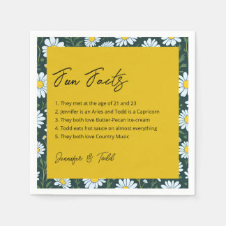 Leuke feiten Cocktail servetten