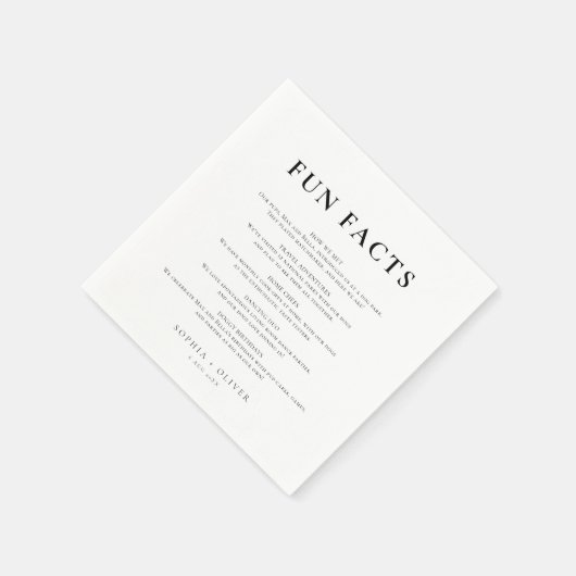 Leuke Feiten Eenvoudig Minimaal Servet (Hoek)