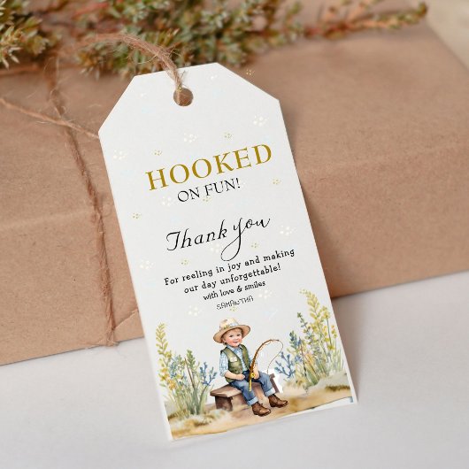 Leuke Feiten Fisherman's Derby Baby shower Bedankt Cadeaulabel