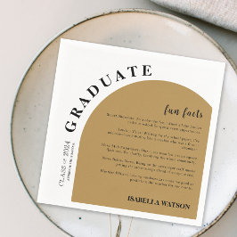 Leuke Feiten Gold Arch Graduation Party Servet