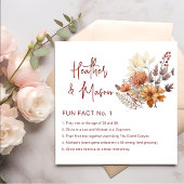 Leuke Feiten Herfst Bloemen Bruiloft Servetten