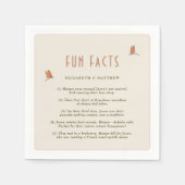 Leuke feiten  libellen Oranje partij Servet (Voorkant)