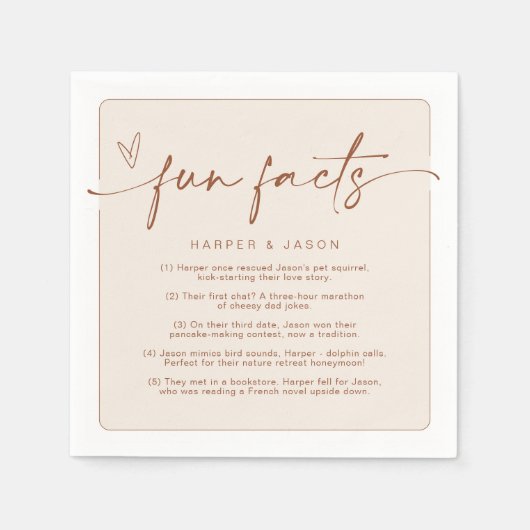 Leuke feiten Moderne chique minimalistische terrac Servet (Voorkant)