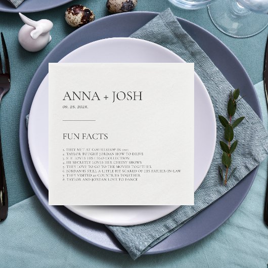 Leuke feiten Moderne Typografie Huwelijksfeest Ser Servet