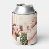 Leuke feiten over bruid & bruidegom Moderne eenvou Blikjeskoeler (Blikje Voorkant)