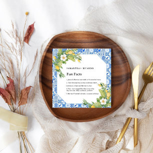 Leuke feiten over de Passen getrouwd citroenbruilo Servet