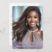 Leuke feiten Pageant Promo Autograph Kaarten (Voorkant / Achterkant)