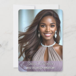 Leuke feiten Pageant Promo Autograph Kaarten