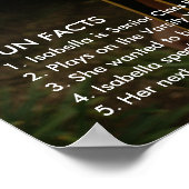 Leuke Feiten | Tijdschrift Hoesje Foto Afstuderen  Poster (Hoek)