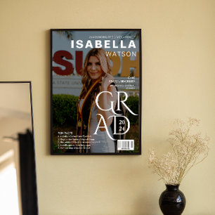 Leuke Feiten   Tijdschrift Hoesje Foto Afstuderen  Poster