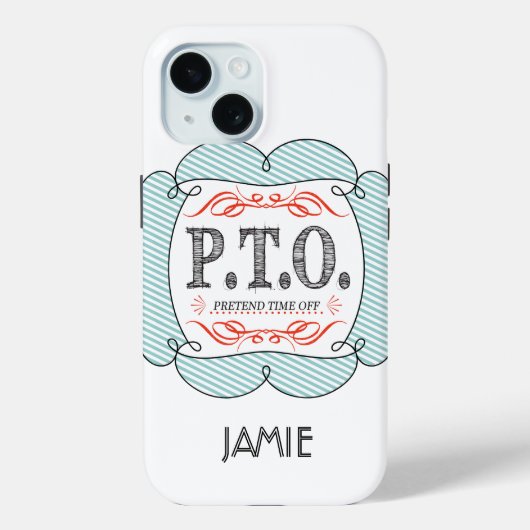 Leuke felicitatie: bevorderd naar nep vrije tijd Case-Mate iPhone case (Achterkant)