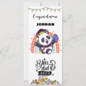 Leuke felicitatie voor diploma kaart (Voorkant)