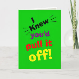 leuke felicitatie voor prestatie kaart