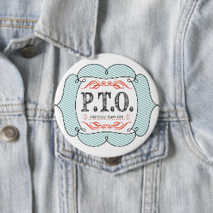 Leuke Felicitaties Bevorderd tot Nep Vrije Tijd Ronde Button 4,0 Cm