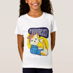 Leuke Feministische Roos Riveter KAT Aanhoudt Weer T-shirt