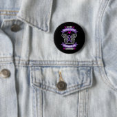 Leuke Fibromyalgie Warrior Awareness 1 Ronde Button 5,7 Cm (In situ)