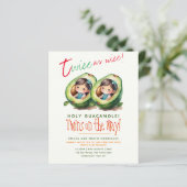Leuke Fiesta Avocado TWIN GIRLS Baby Shower BUDGET (Staand voorkant)