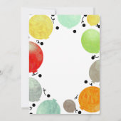 Leuke Fiesta Balloons Verjaardagsfeest Viering Kaart (Achterkant)