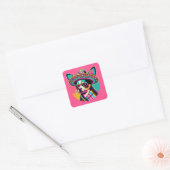 Leuke Fiesta Feestelijke Chihuahua Stickers (Envelop)