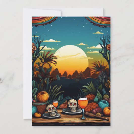 Leuke Fiesta Let's Taco 'over een verlovingsfeest Kaart (Achterkant)