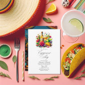 Leuke Fiesta Let's Taco 'over een verlovingsfeest Kaart