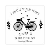 Leuke fiets dank u speciale dag stempel (Afrduk)