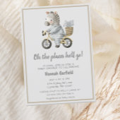 Leuke fietsplekken waar hij naar het Baby shower g Kaart