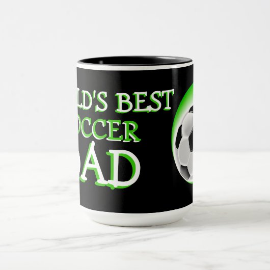 Leuke Fijne Geweldige Werelden Beste Voetbal Vader Mok (Midden)
