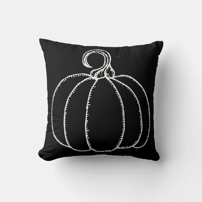 Leuke fijne Halloween pompoen Kussen (Voorkant)