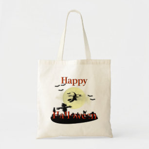 Leuke fijne Halloween scène begraafplaats Tote Bag