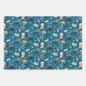 Leuke film Nachtfilm Popcorn Pattern Inpakpapier Vel (Voorkant 2)