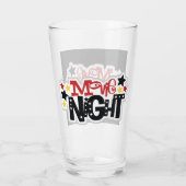 leuke filmnachtwoorden drink glas (Achterkant)