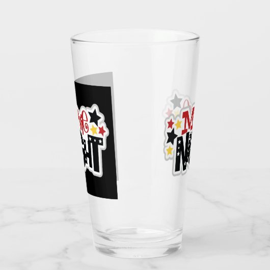 leuke filmnachtwoorden drink glas (Links)