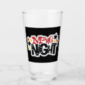 leuke filmnachtwoorden drink glas (Voorkant)